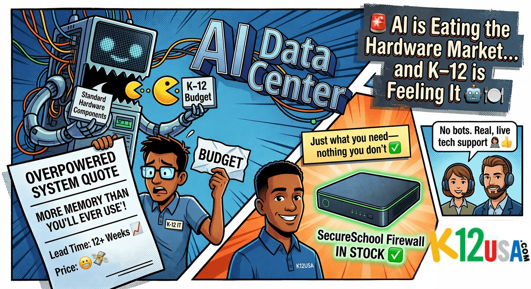 AI impacting hardware supply for K-12 schools